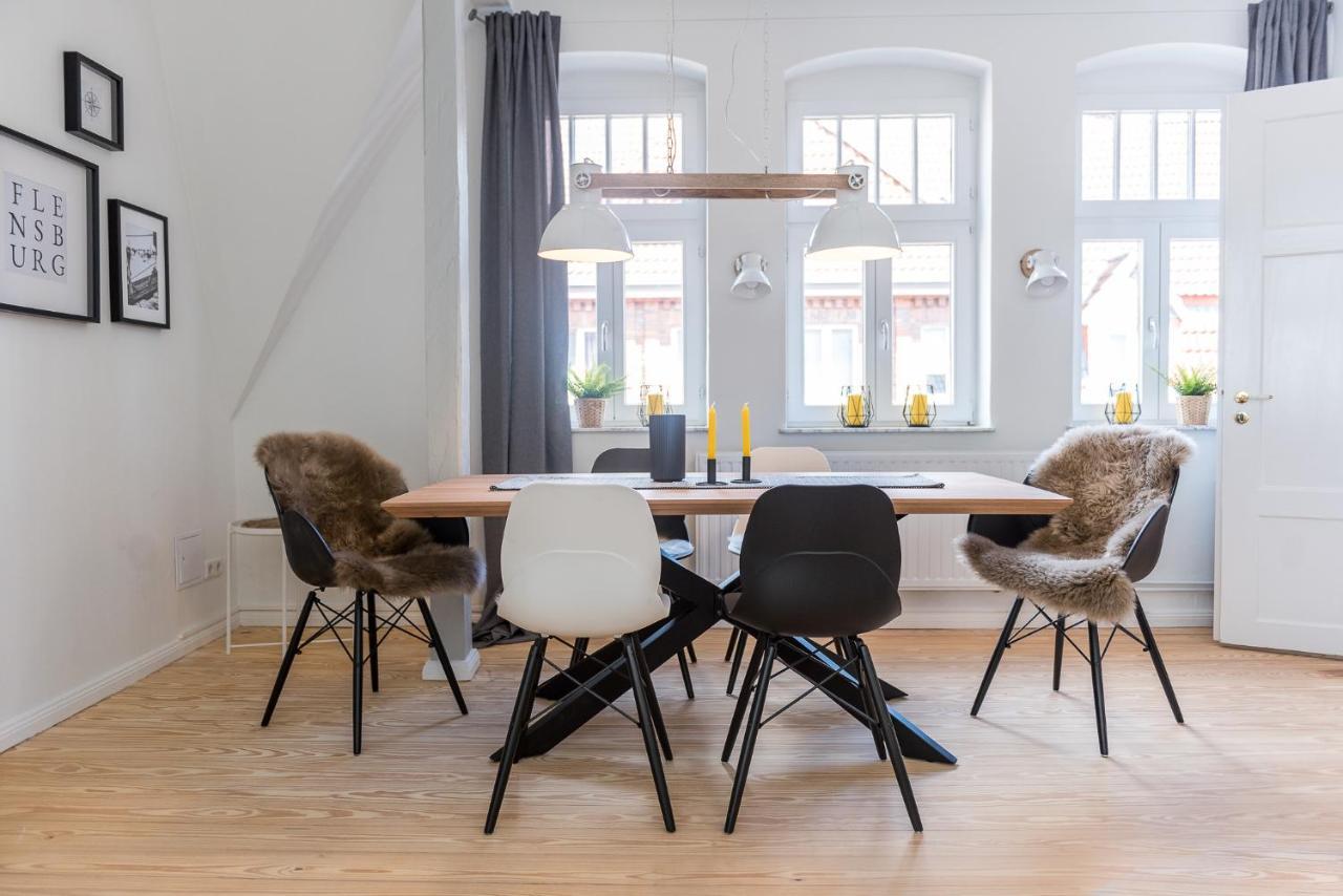 Fewo1846 - Flensburg68 - Komfortable Maisonettewohnung Fuer 6 Personen Mit Dachbalkon Im 4 Og Dış mekan fotoğraf