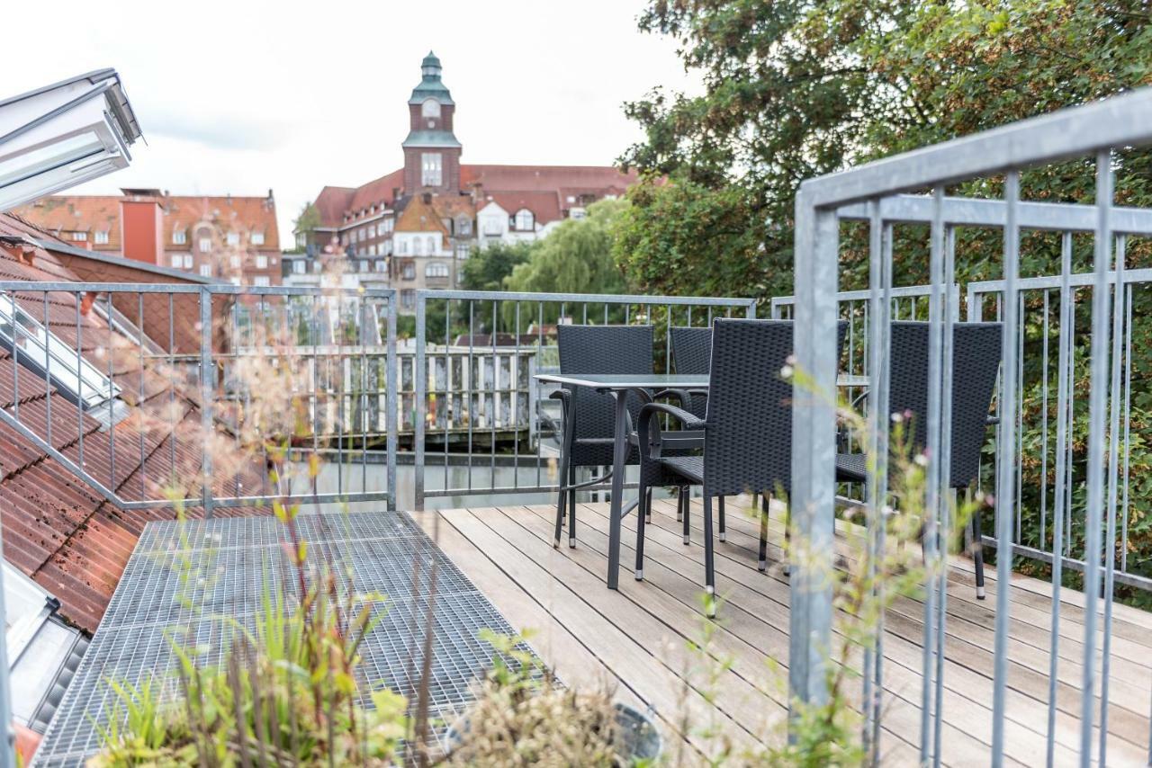 Fewo1846 - Flensburg68 - Komfortable Maisonettewohnung Fuer 6 Personen Mit Dachbalkon Im 4 Og Dış mekan fotoğraf